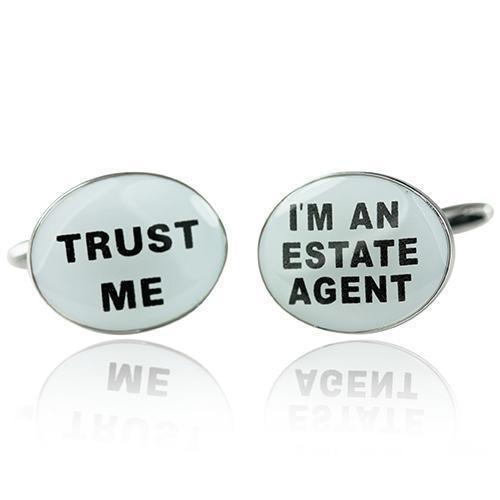 Trust Me?Iman Estate Agent Cufflinks-Cufflinks-TheCuffShop-C00438-TheCuffShop.com.au