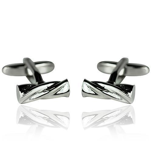 Twisted Cylinder Cufflinks-Cufflinks-TheCuffShop-C00555-TheCuffShop.com.au
