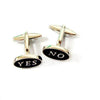 Yes No Cufflinks-Cufflinks-TheCuffShop-C00333-TheCuffShop.com.au