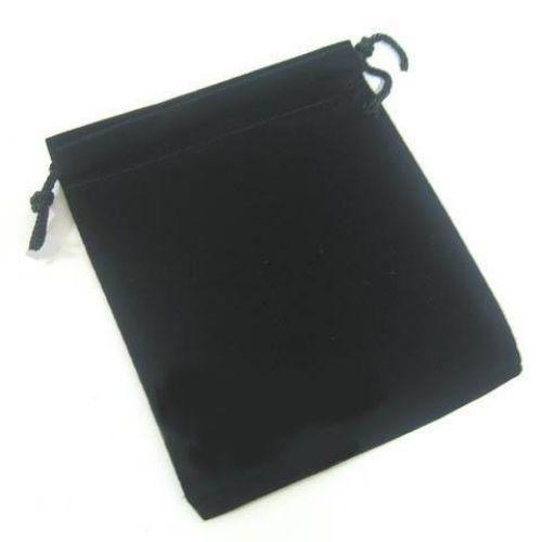 Black Dotted Silver Square Cufflinks