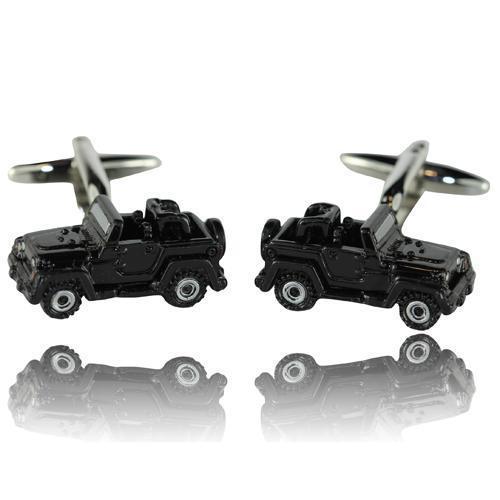 Black Jeep Cufflinks-Cufflinks-TheCuffShop-C01106-TheCuffShop.com.au