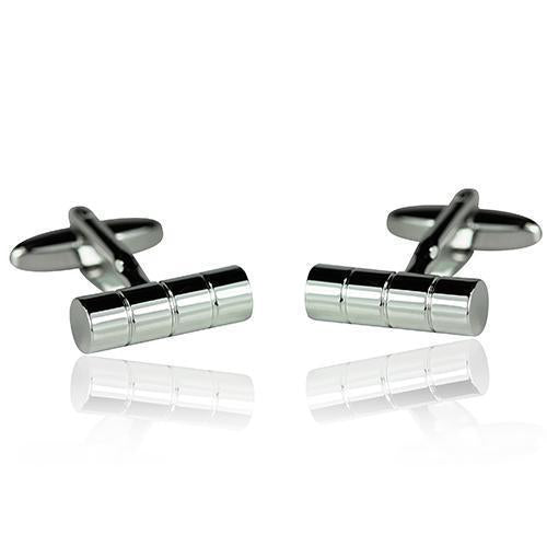 Etched Bar Cufflinks-Cufflinks-TheCuffShop-C00535-TheCuffShop.com.au