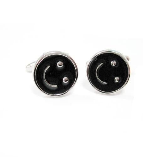Happy Face Cufflinks-Cufflinks-TheCuffShop-C00347-TheCuffShop.com.au