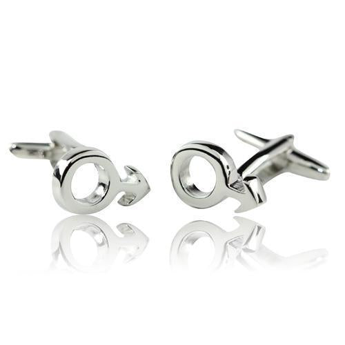 Male Symbol Cufflinks-Cufflinks-TheCuffShop-C00813-TheCuffShop.com.au