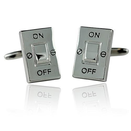 On-Off Switch Cufflinks-Cufflinks-TheCuffShop-C00502-TheCuffShop.com.au
