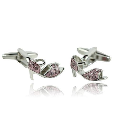 Pink Stilleto Cufflinks-Cufflinks-TheCuffShop-C00166-TheCuffShop.com.au