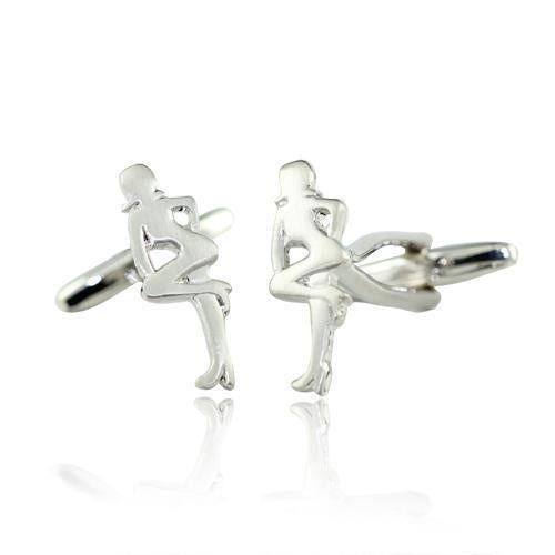 Sexy High Heel Lady Cufflinks-Cufflinks-TheCuffShop-C00891-TheCuffShop.com.au