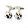 Silver Knot Cufflinks-Cufflinks-TheCuffShop-C00241-TheCuffShop.com.au