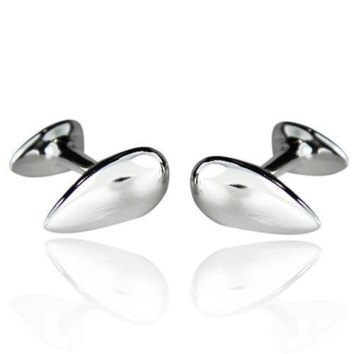 Silver Tear Drop Cufflinks-Cufflinks-TheCuffShop-C00660-TheCuffShop.com.au