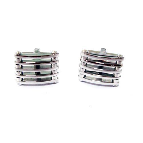 Stainless Steel Cufflinks-Cufflinks-TheCuffShop-C00298-TheCuffShop.com.au