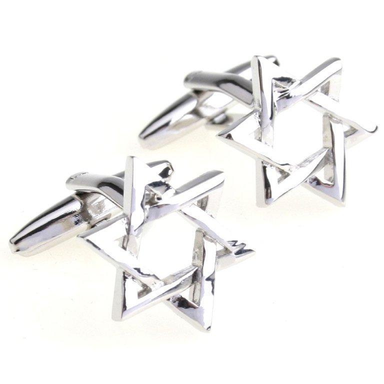 Star Of David Cufflinks-Cufflinks-TheCuffShop-C00044-TheCuffShop.com.au