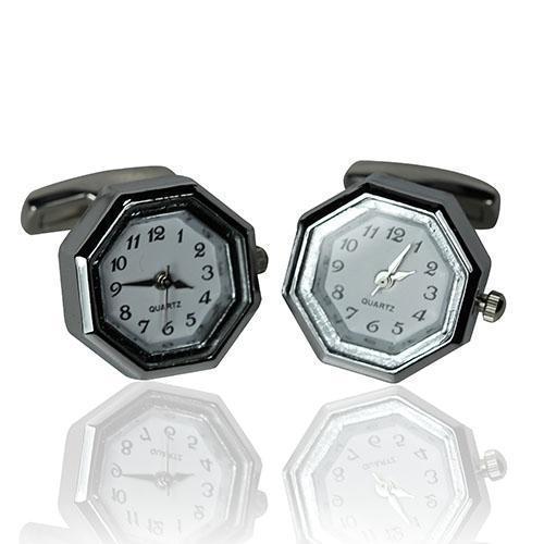 Working Clock Cufflinks-Cufflinks-TheCuffShop-C00318-TheCuffShop.com.au