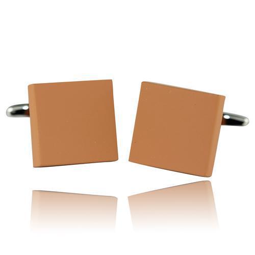 Yellow Square Cufflinks-Cufflinks-TheCuffShop-C01081-TheCuffShop.com.au